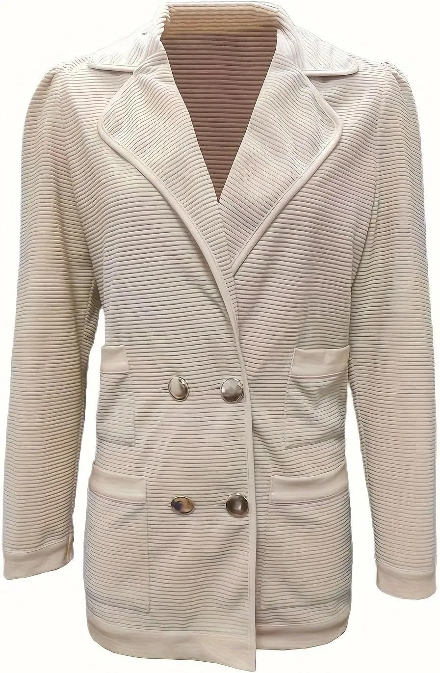 Sweatshirt Blazer Women,Tweed Blazers for Business Casual Open Front Long Sleeve Jackets Work OfficeTop S~2XL