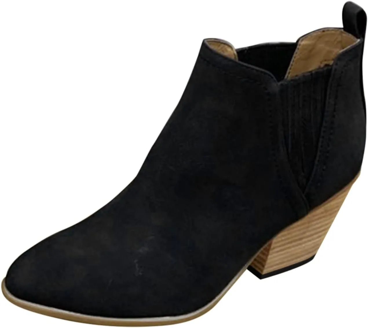Tan Booties Women's Black Boots Boots for Walking All Day Women Lined Womens Boots Ankle Boots for Women with Heel Open toe Ankle Boots Black Wedge Heel Booties Casual Shoes for Women