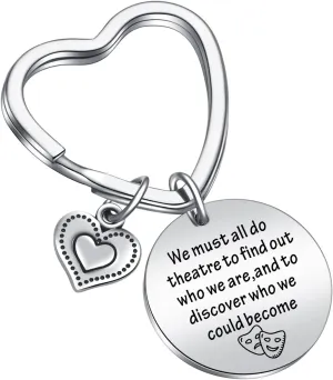 Theatre Jewelry Actor Performer Jewelry Christmas Jewelry Actor Performer Gift Theater Gift Actor Jewelry Actress Gift Theatre Keychain Christmas Day Gift Drama Keychain Actor Gift