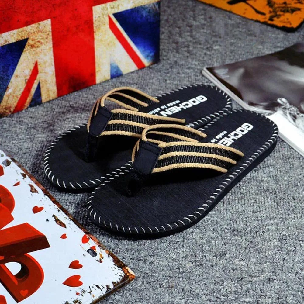 Thong Sandals Mens Flip Flops Soft Footbed Slippers for Beach Lightweight Thick Indoor Outdoor Open Toe