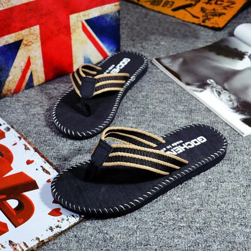 Thong Sandals Mens Flip Flops Soft Footbed Slippers for Beach Lightweight Thick Indoor Outdoor Open Toe