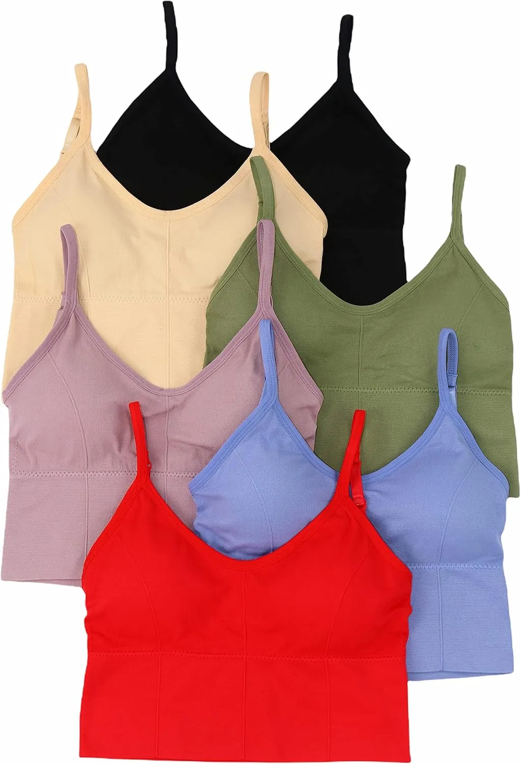 ToBeInStyle Women's Pack of 6 Matching Bras or Boyshorts