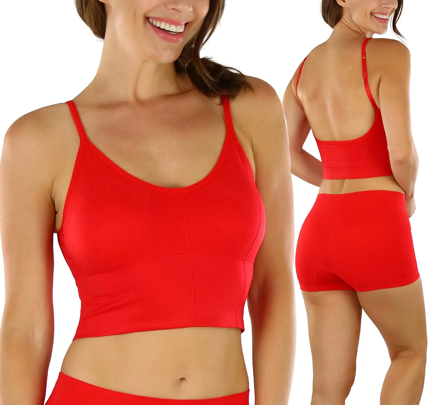 ToBeInStyle Women's Pack of 6 Matching Bras or Boyshorts