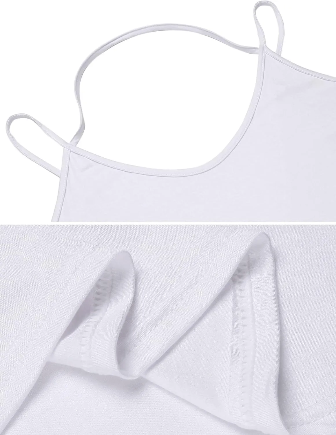 Tobrief Women's Sexy V Neck Halter Spaghetti Strap Backless Cami Tank Top