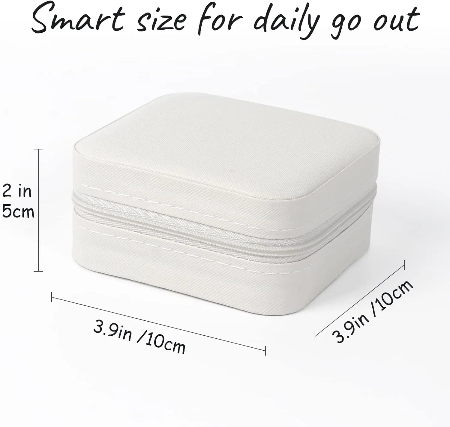 Travel Jewelry Case Small Jewelry Box Jewelry Organizer Storage Case Portable PU Leather Mini Jewelry Travel Case for Girls Womens Earring, Necklace, Rings,Bracelets