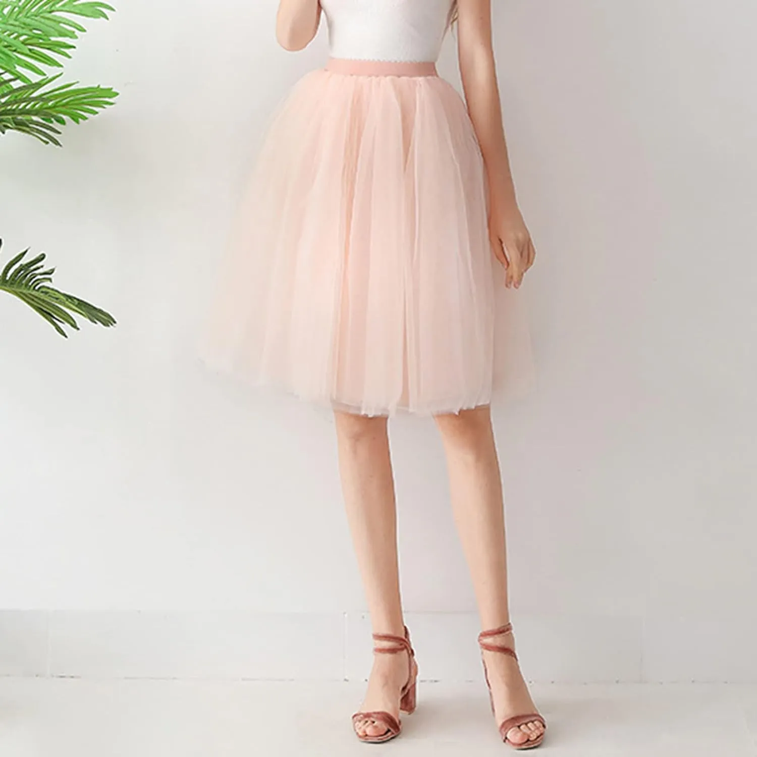 Tutus for Women Layered Tulle Skirts Plus Size 80's Tutu Skirts Party Costume Ballet Tutu Mini Bubble Fairy Skirt