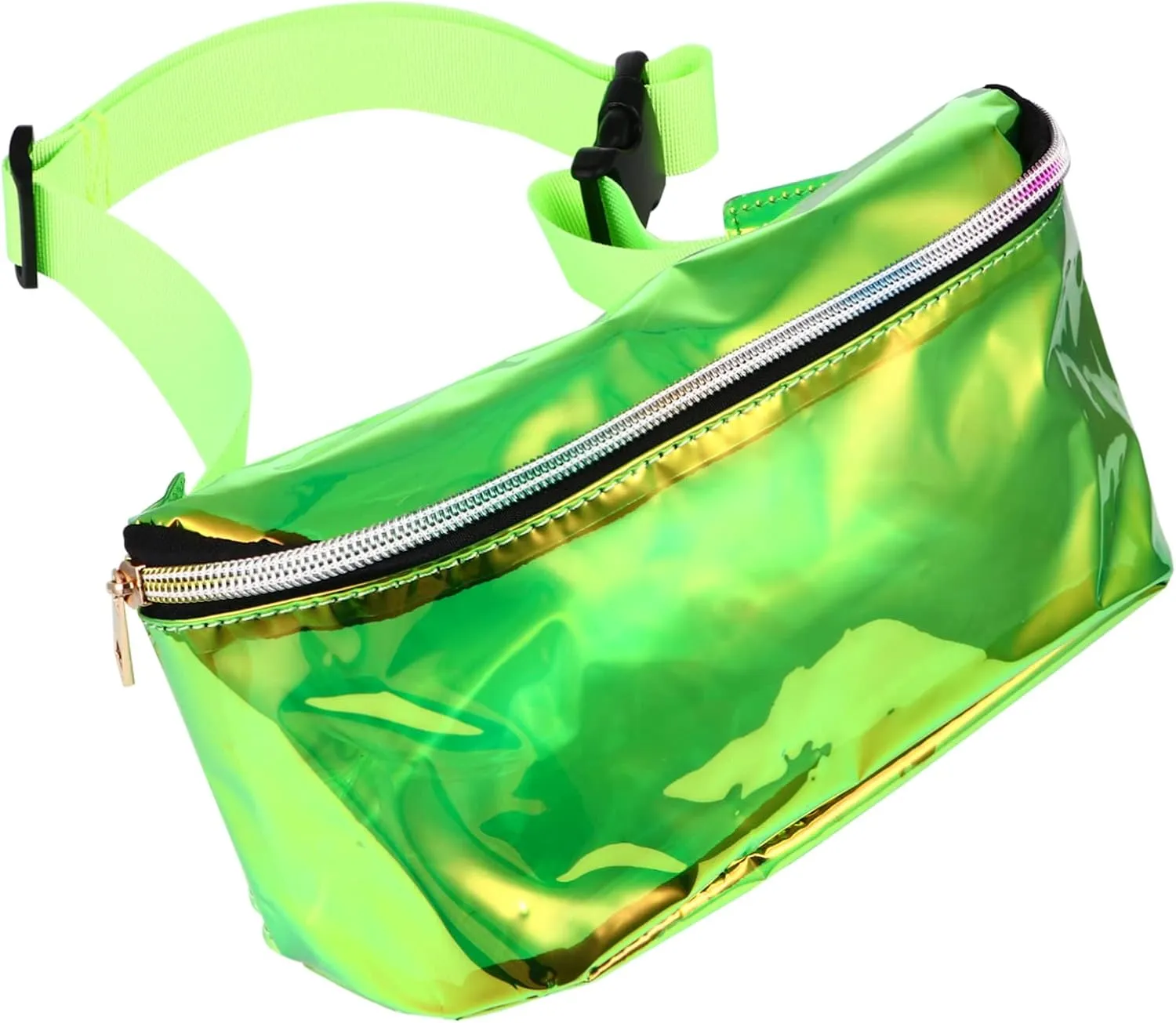 VALICLUD Non-slip Wear-resistant Pvc Chest Bag Fashion Cross Body Waist Bag for Women Waterproof