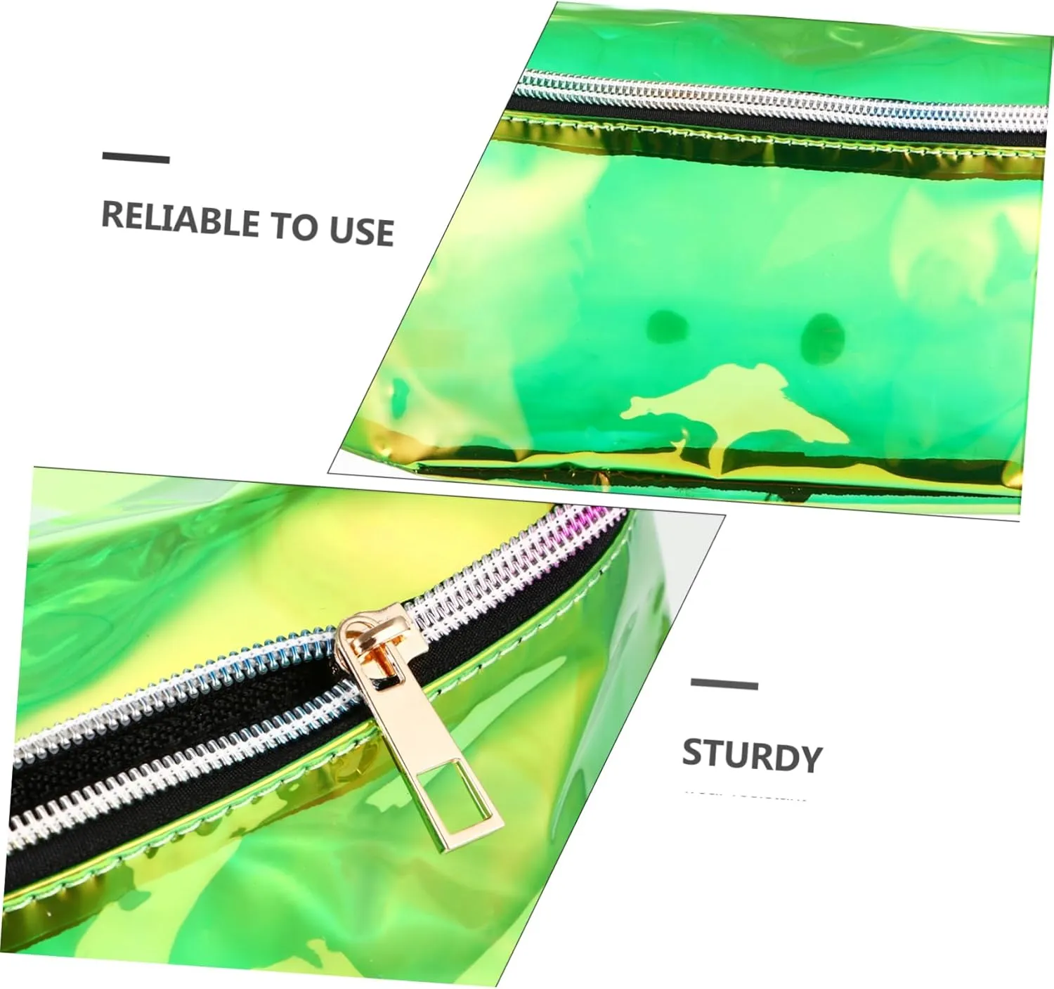 VALICLUD Non-slip Wear-resistant Pvc Chest Bag Fashion Cross Body Waist Bag for Women Waterproof