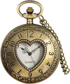 Vintage Quartz Pocket Watches for Men with Chains Pendant Pocket Watch Womens Necklace Watches Unique Designs with Box