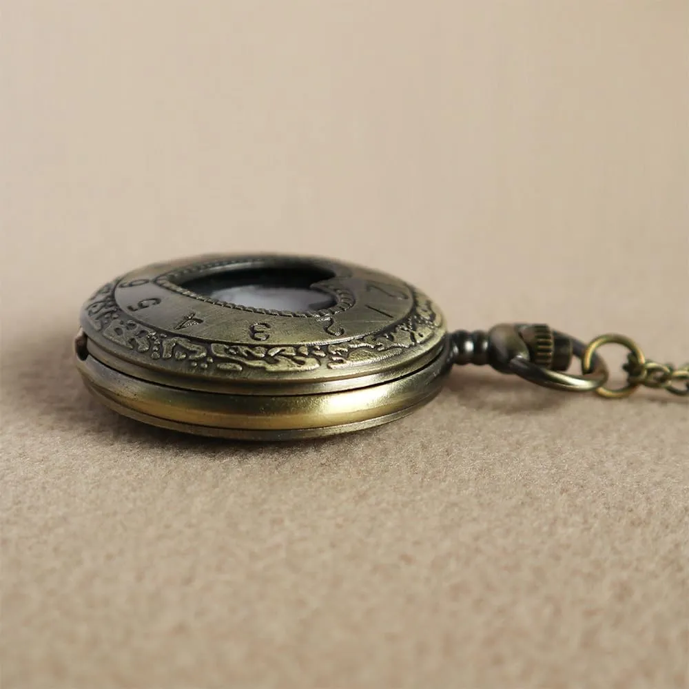 Vintage Quartz Pocket Watches for Men with Chains Pendant Pocket Watch Womens Necklace Watches Unique Designs with Box