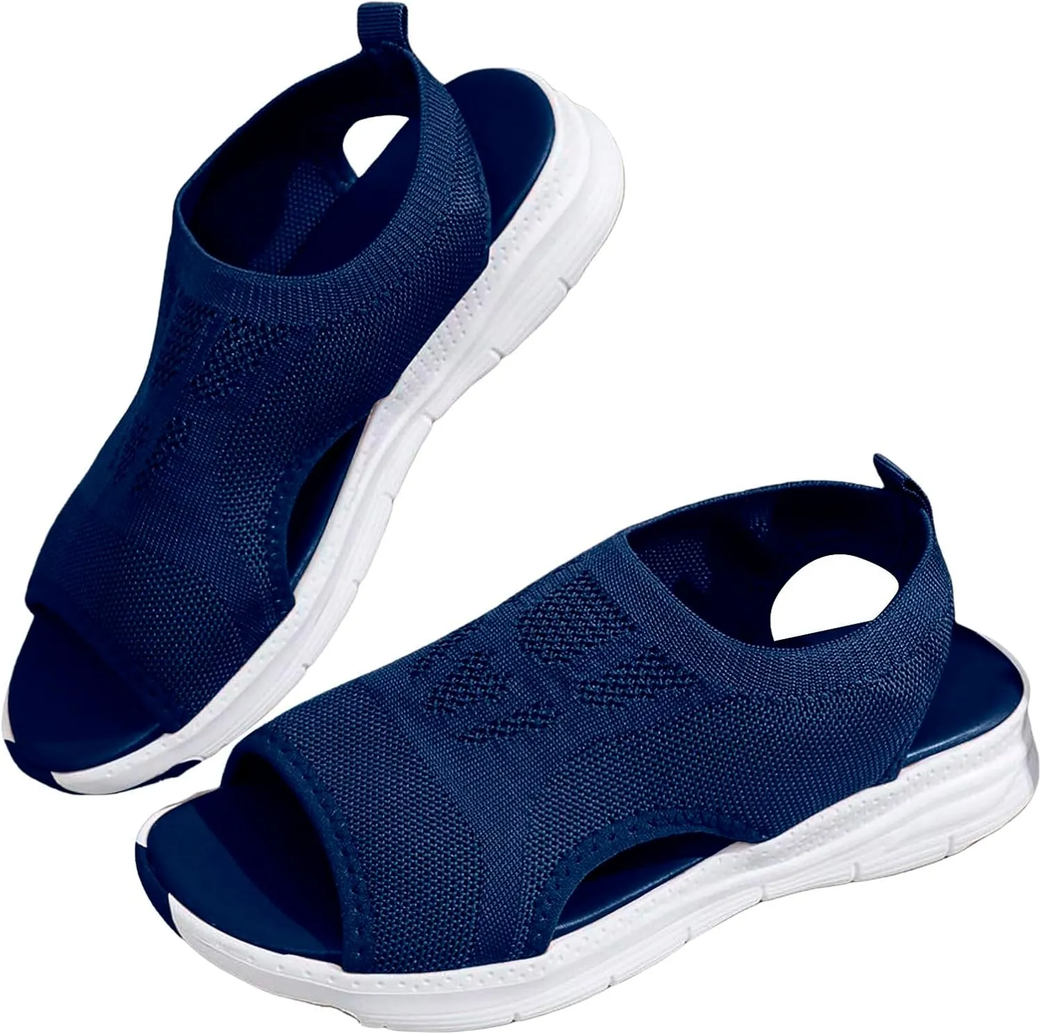 Walking Sandals for Women Arch Support Orthotic Comfortable Sandal Non-Slip Casual Open Toe Sport Tennis Shoes