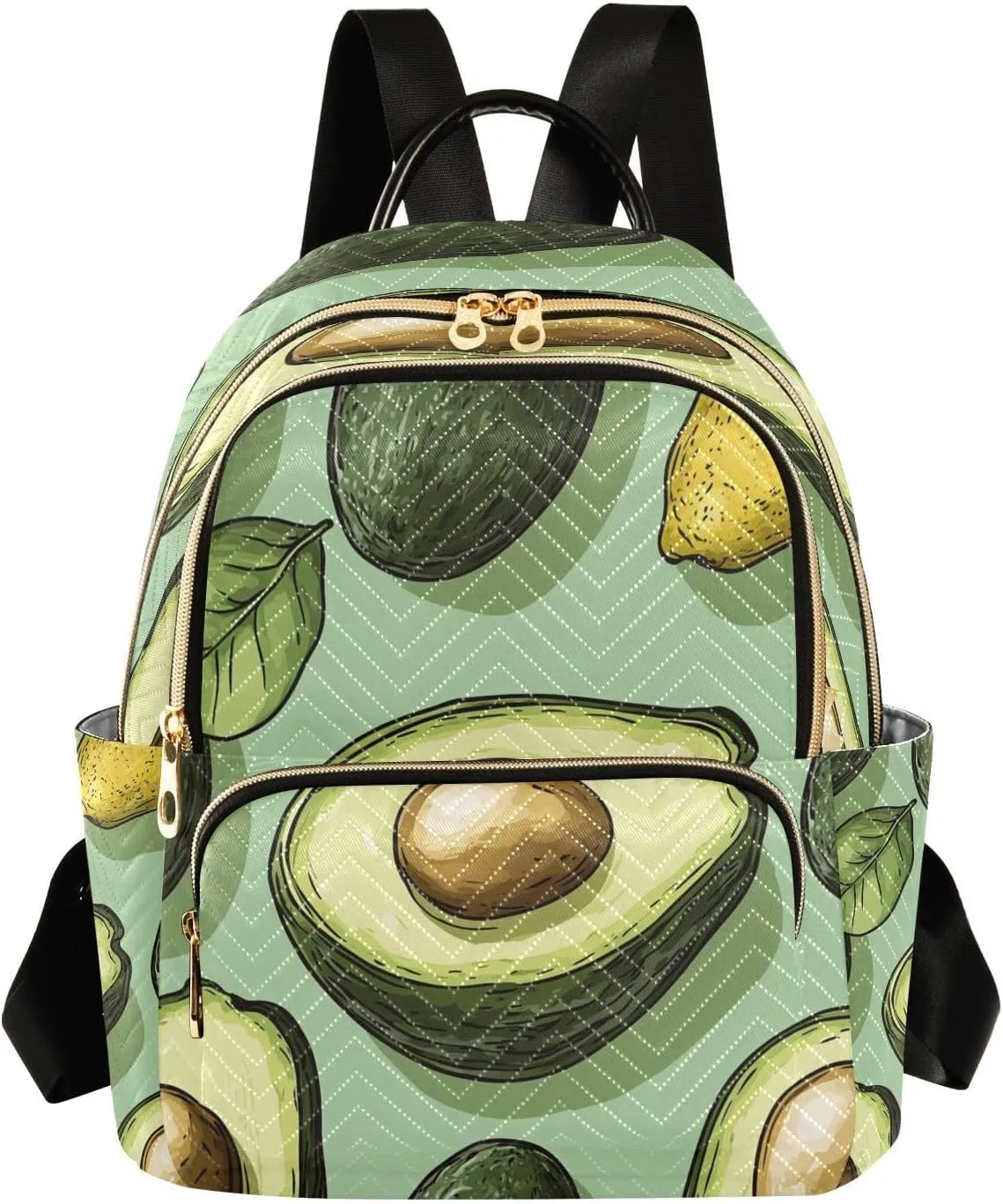 Women Purse Backpack Quilted Backpack College Students Backbag Laptop Travel Backpack Casual Bag(Fruit-ER-F Medium)