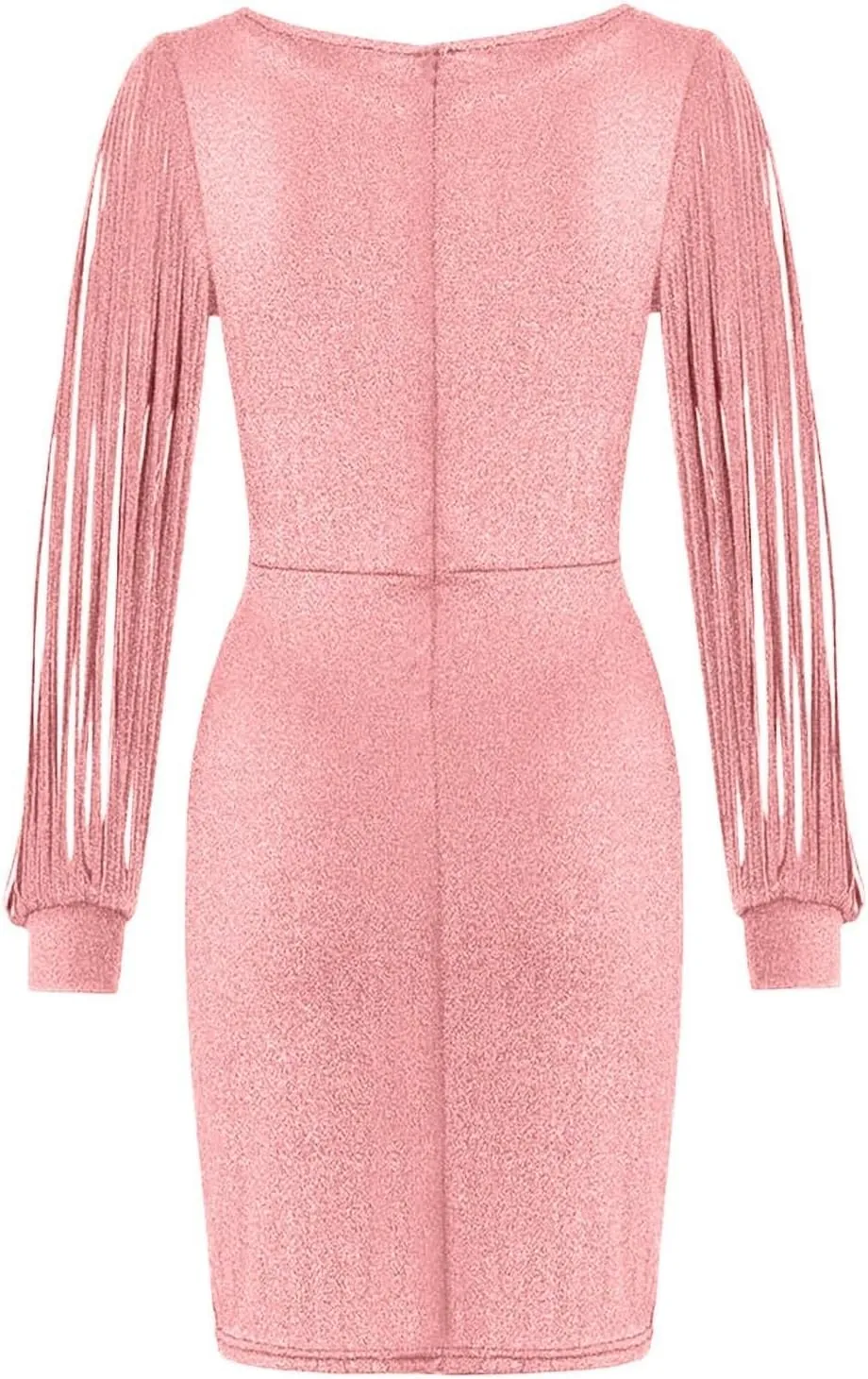 Women Sequin Bodycon Midi Dress Elegant Long Sleeve Cutout Party Evening Gown Formal Dresses