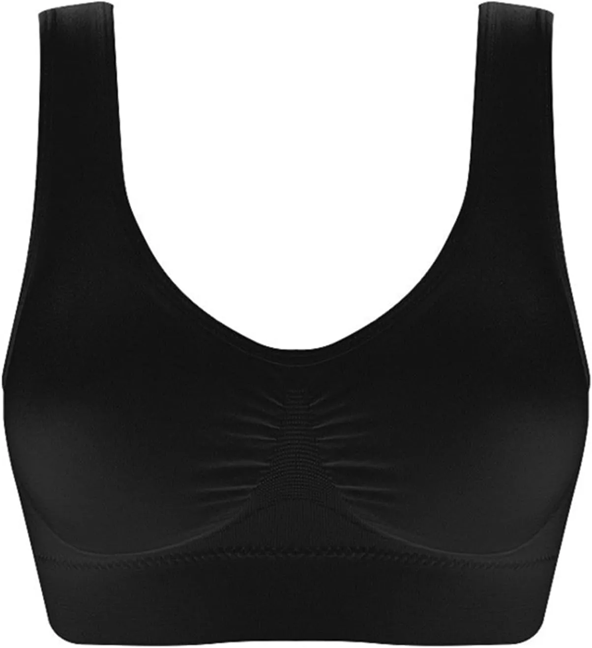 Women Sports Bra Fitness Fashion Yoga Bra Comfort Wireless Push Up Bra High Support Bra Padded Yoga Tank Tops