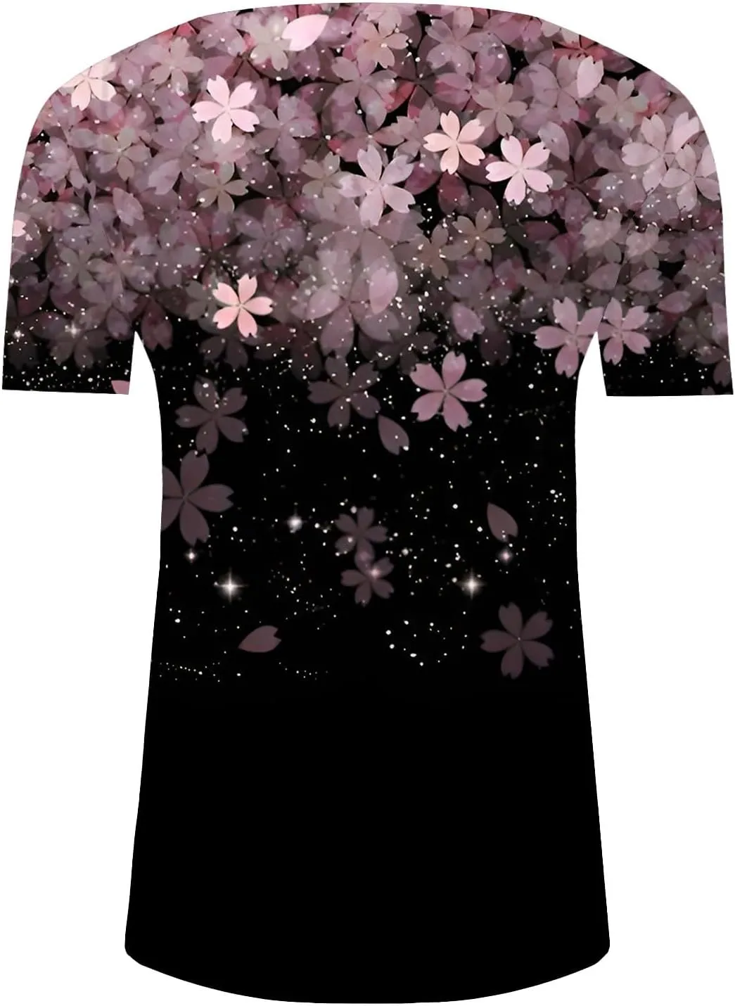 Women Summer Tops 2025 Fashion Short Sleeve V Neck Button Tshirt Boho Floral Printed Causal Dressy Waist Tighten Tee