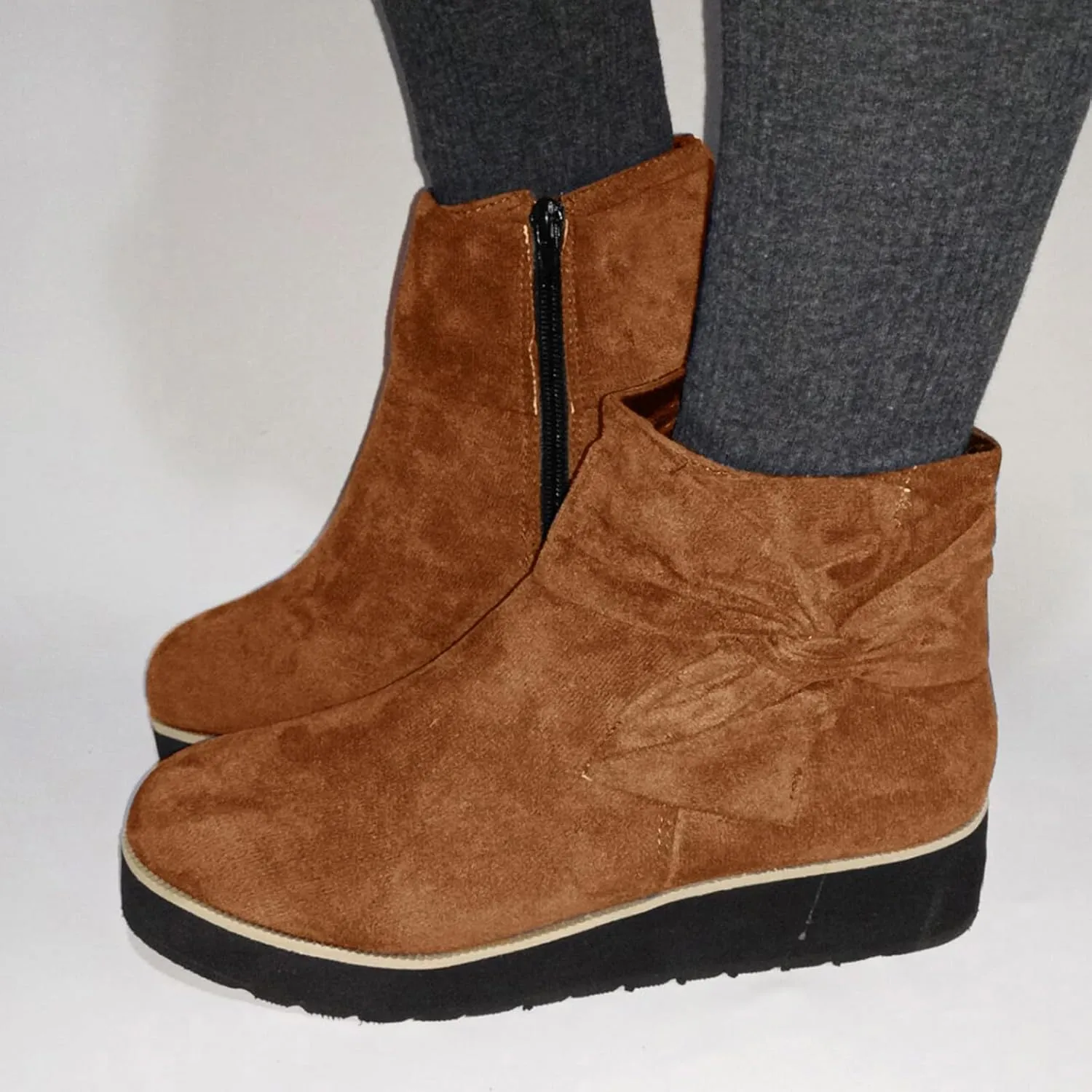 Women's Ankle Boots Black Heeled Boots Non Slip Work Boots Women Chunky Boots for Women 2024 Womens Ankle Boots Flat Low Heel Booties Womens Extra Wide Width Booties