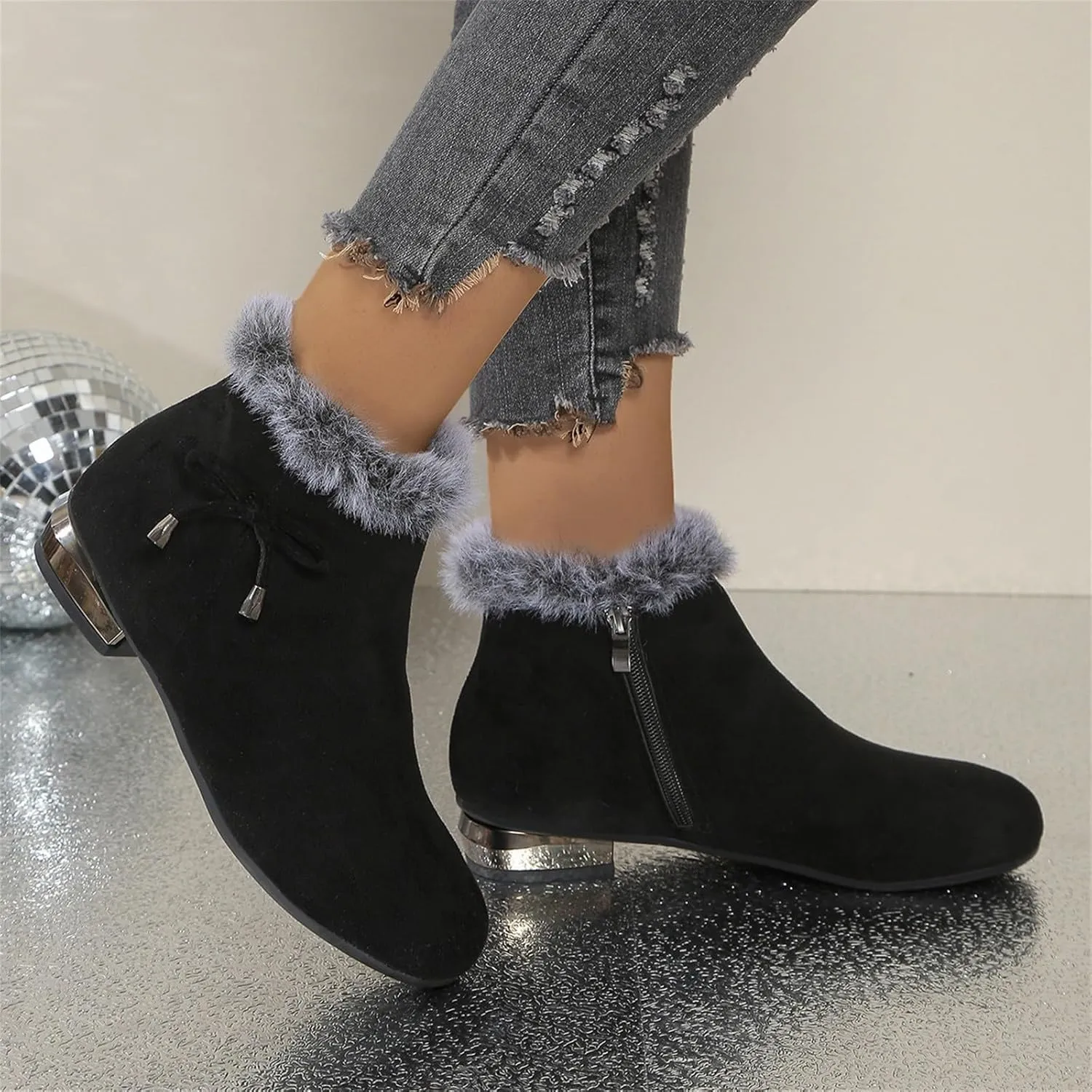 Womens Ankle Boots Bootie Heels for Women High Heel Boots for Women Womens Dressy Dress Ankle Boots Wide Width for Women Low Heel Lace Up Brown Ankle Boots for Women Low Heel Buckle