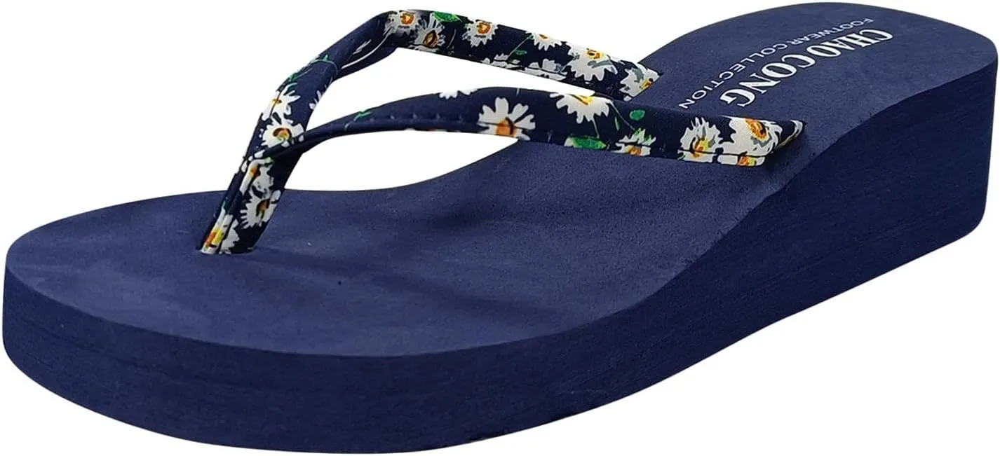 Women's Arch Support Flip Flops Comfortable Casual Summer Beach Thong Sandals Thong Cork Sandals Women