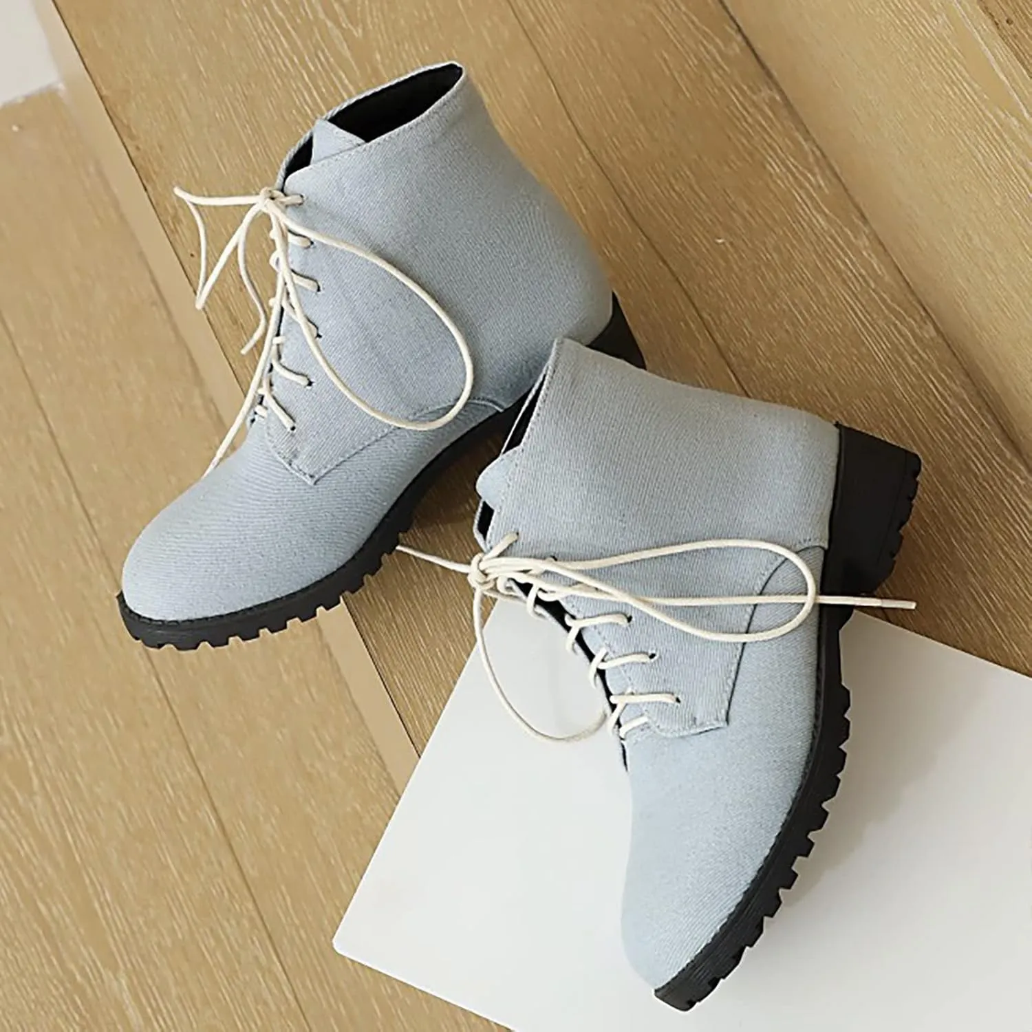 Womens Booties Low Heel Black Work Boots Women Botines Negros Para Mujer Black Boots for Women Black Wedge Ankle Boots for Women Womens Wide Toe Box Ankle Booties