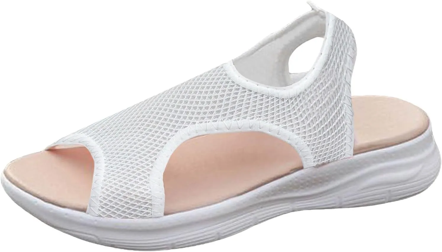 Women's Breathable Orthopedic Sandals Comfortable Walking Tennis Shoes Sandals Arch Support Jelly Stud Sandals