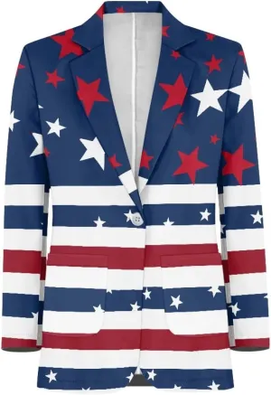 Women's Casual Blazers Long Sleeve Button Lapel Blazer Jackets with Pocket Open Front Cardigan