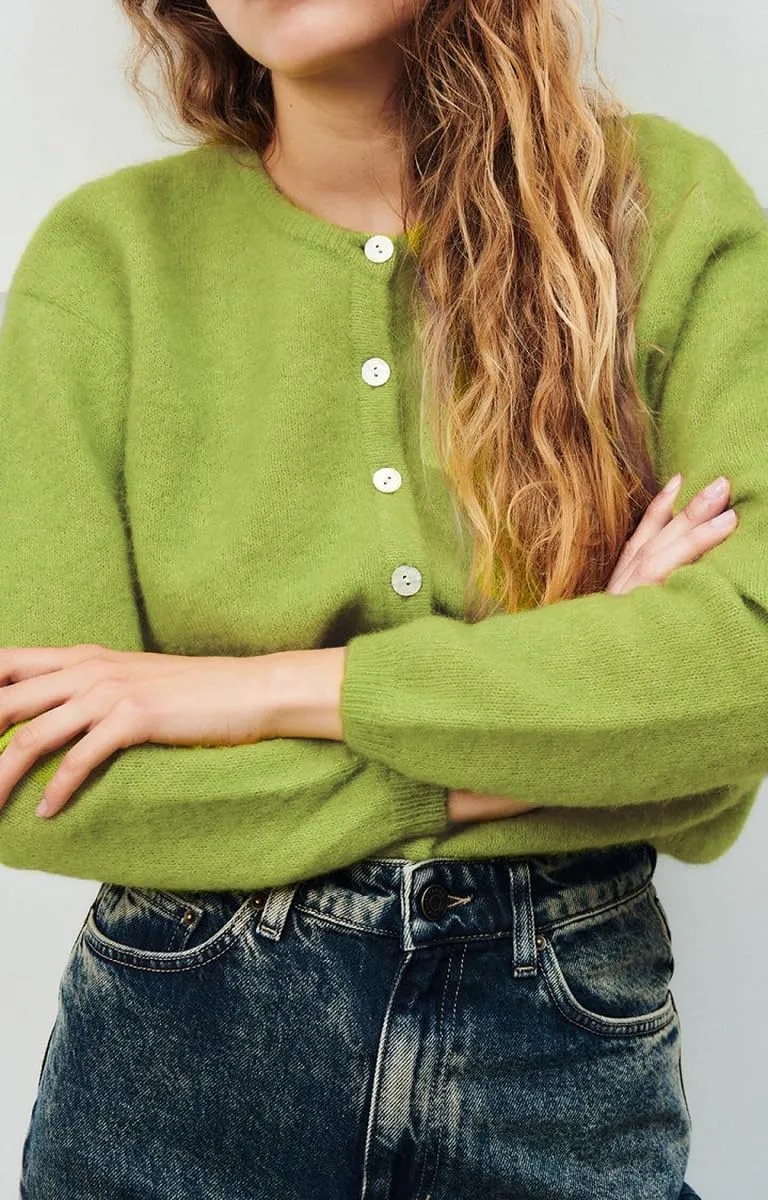 Women's Casual Cardigan Sweater Button Down Crewneck Soft Knit Lightweight Going Out Pullover Tops
