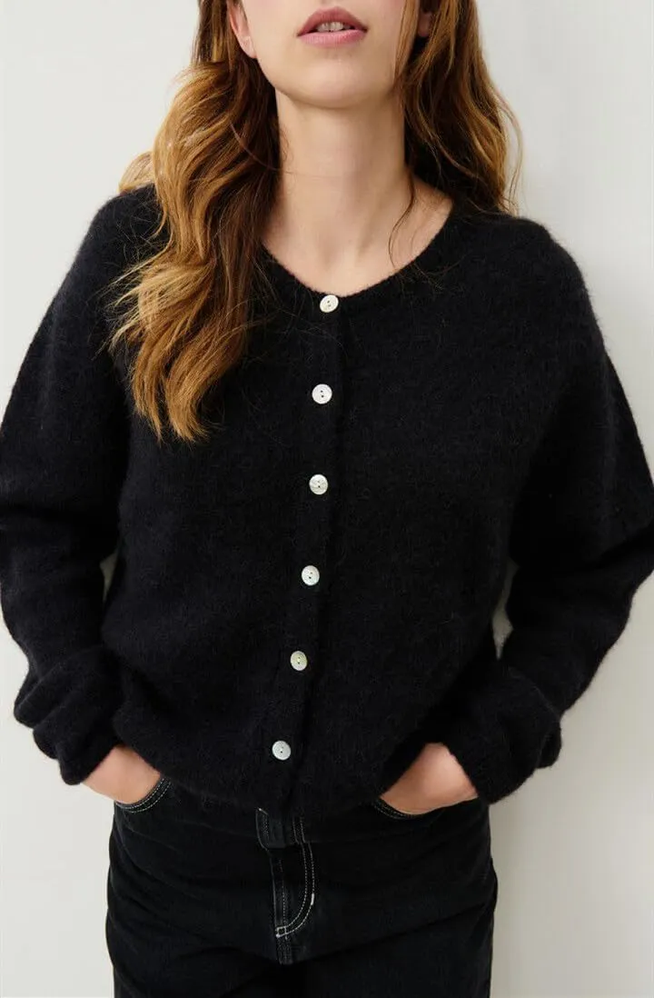 Women's Casual Cardigan Sweater Button Down Crewneck Soft Knit Lightweight Going Out Pullover Tops