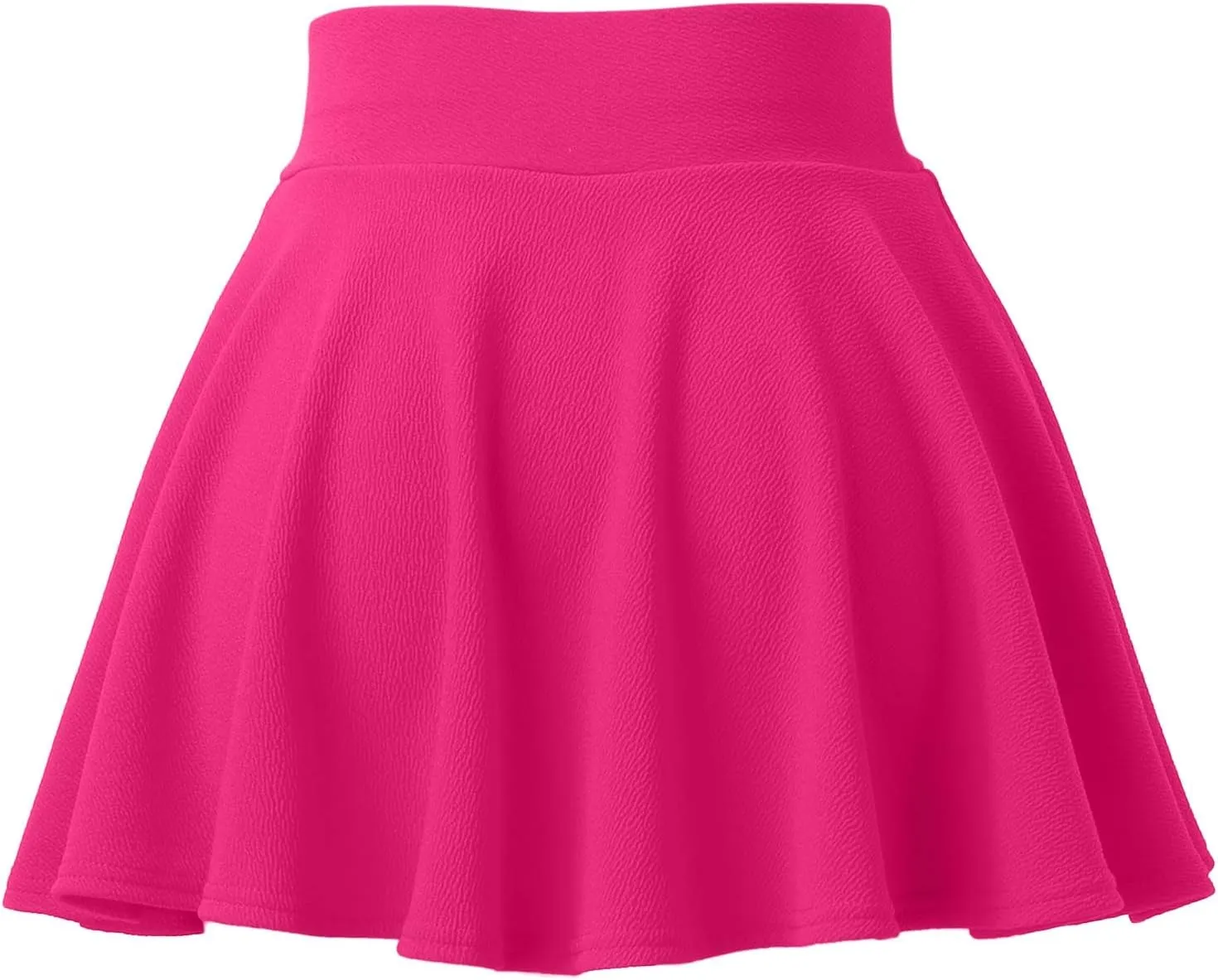Women's Casual Stretchy Flared Pleated A-Line Mini Skater Skirt with Shorts Skater Party Skirt