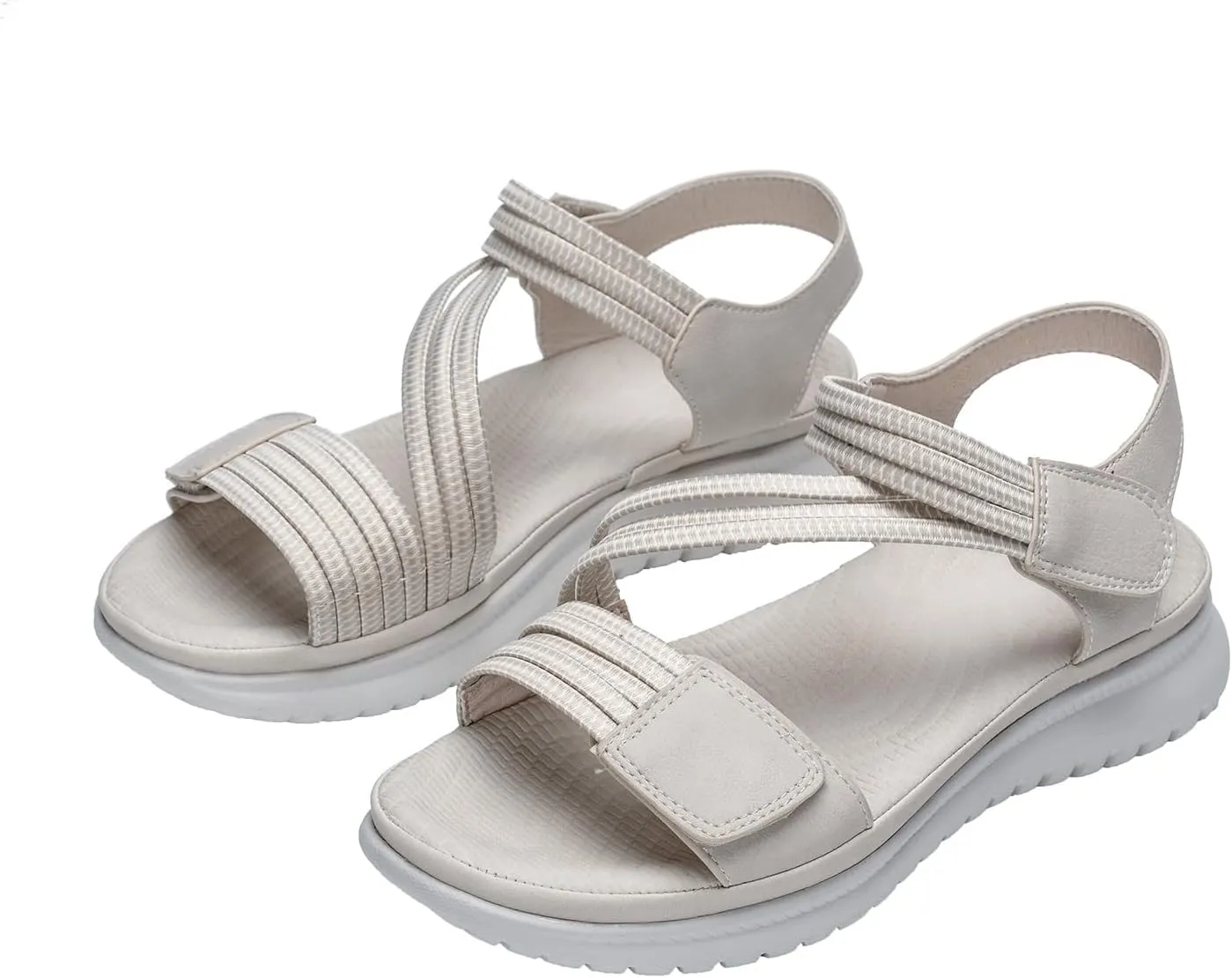 Womens Comfortable Lightweight Outdoor Sport Walking Sandals 2024 Casual Arch Support Sandals Summer Athletic Hiking Sandals Beach Shoes Fashion Non-slip Sandals Water Shoes