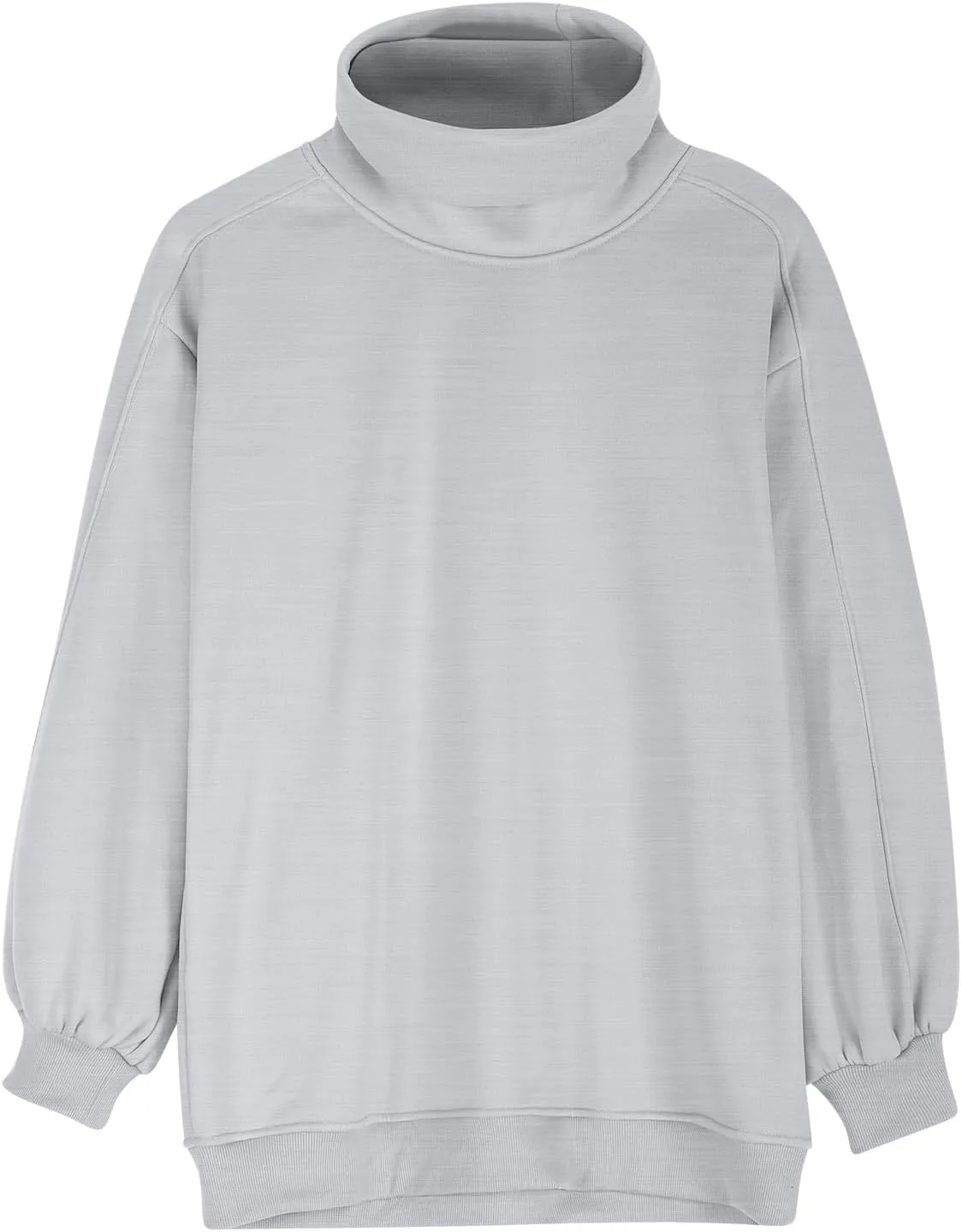Womens Cute Oversized Hoodies Trendy High Neck Pullover Shirts Teen Girls Preppy Sweatshirts Fall Winter Clothes 2024