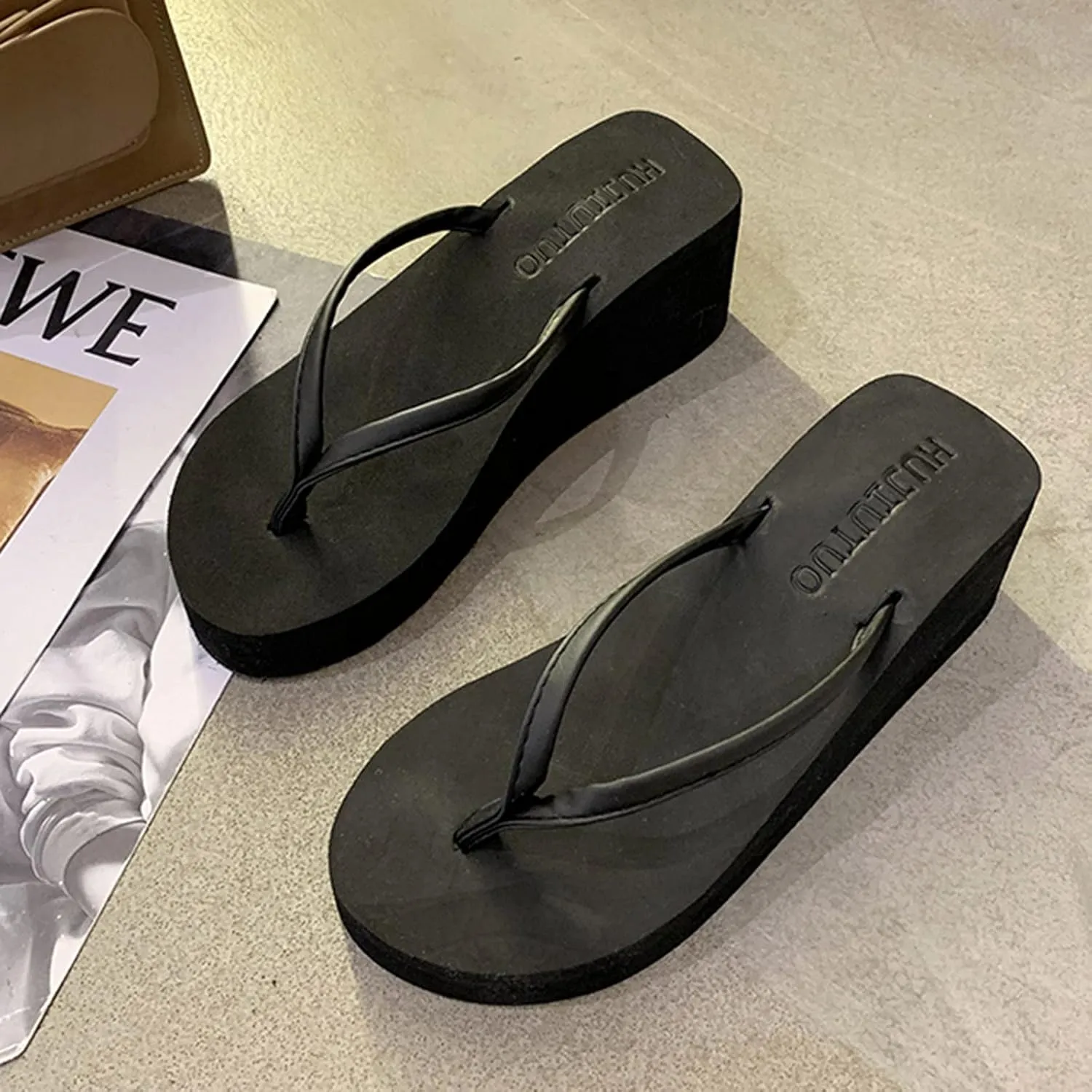Womens Flip Flops Womens Arch Support Flip Flops Orthopedic Sandals for Women Comfort Lightweight Soft Thong Sandals
