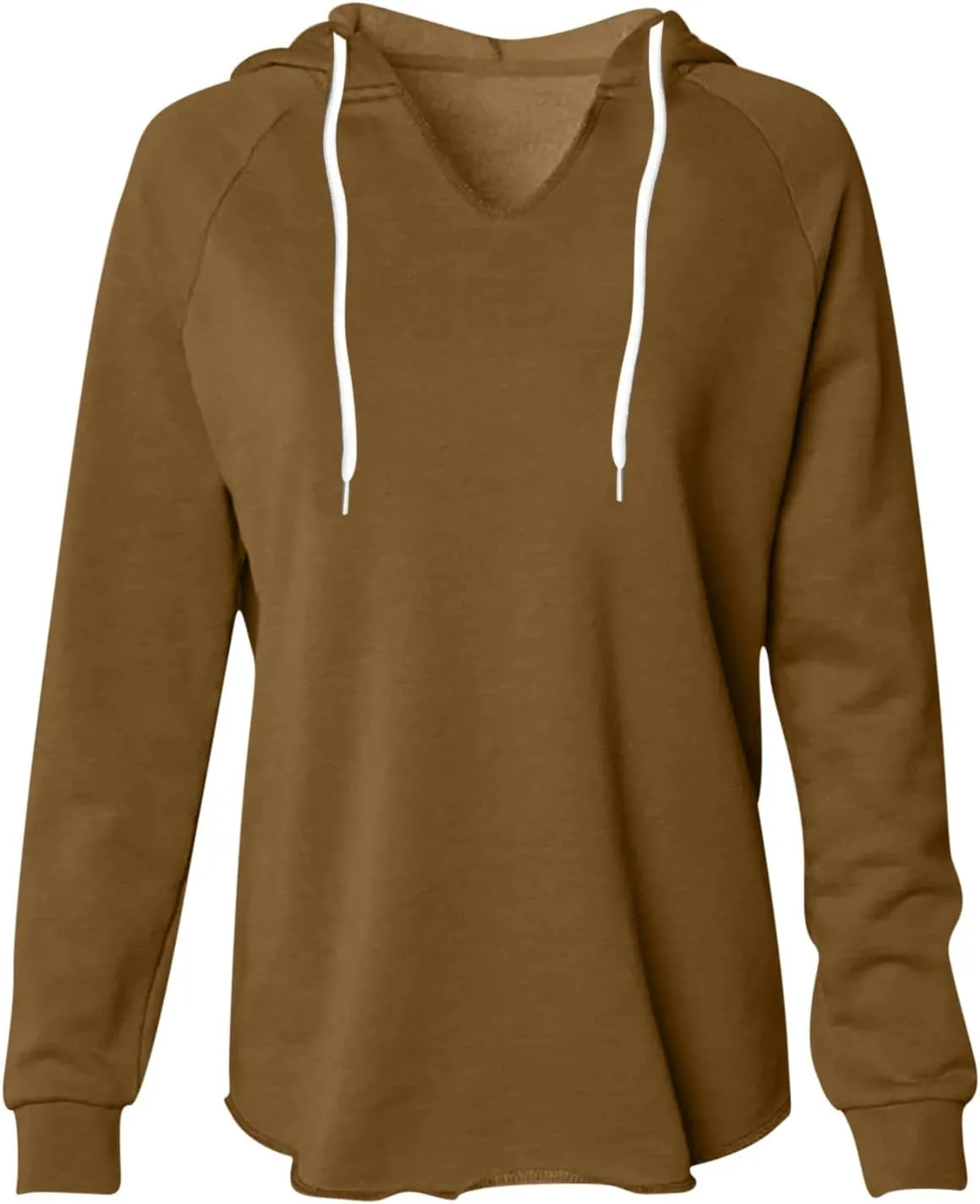 Womens Hoodies Oversized Casual V Neck Lightweight Sweatshirts Spring Trendy Long Sleeve Drawstring Pullover Tops