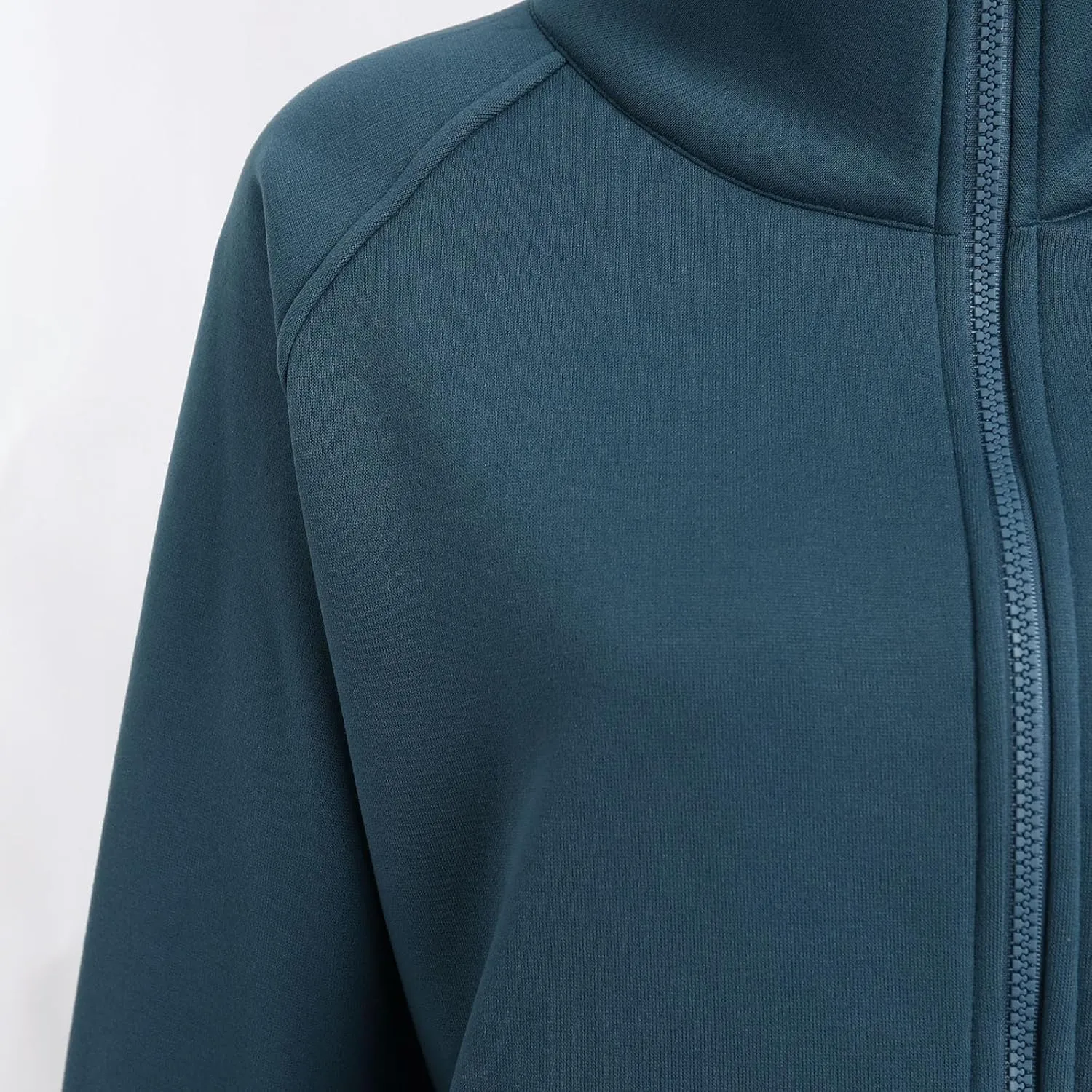 Womens Oversized Sweatshirts No Hood Long Sleeve Zipper 2024 Trendy Sweatshirt Jackets Pullovers Comfort Clothes