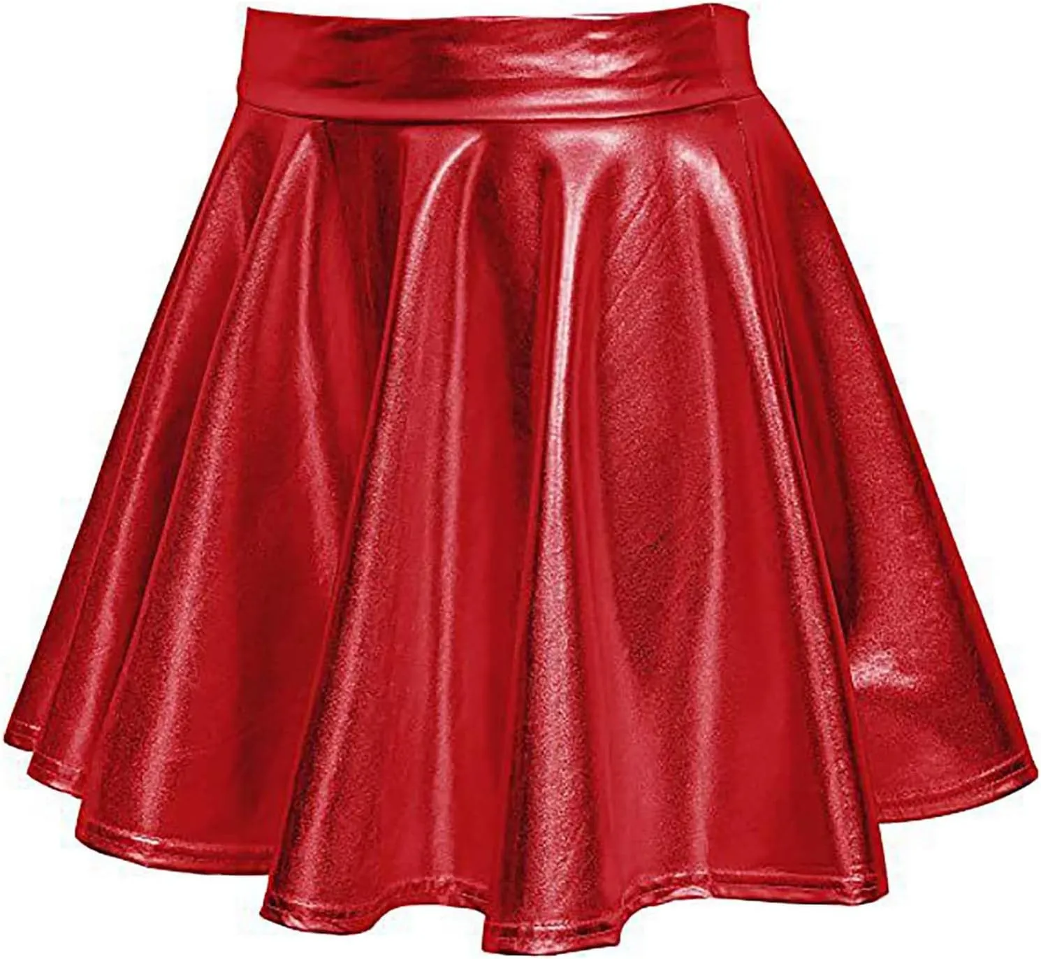 Womens Sexy Pleated Skirts High Waist A Line Skirt Solid Color Loose Y2k Mini Skirts Fashion Short Skirt for Party