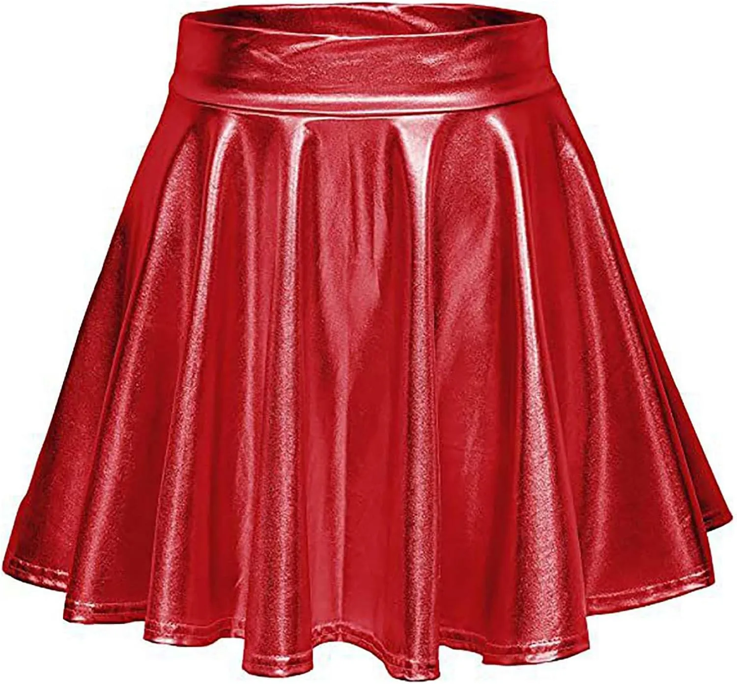 Womens Sexy Pleated Skirts High Waist A Line Skirt Solid Color Loose Y2k Mini Skirts Fashion Short Skirt for Party
