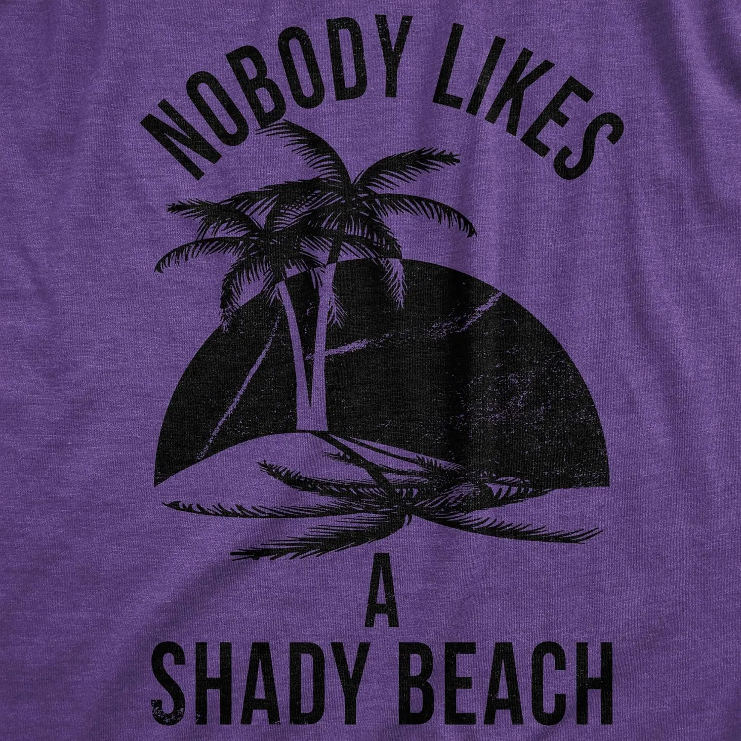 Womens Shady Beach Funny Shirts Cute Vacation Vintage Novelty Hilarious T Shirt