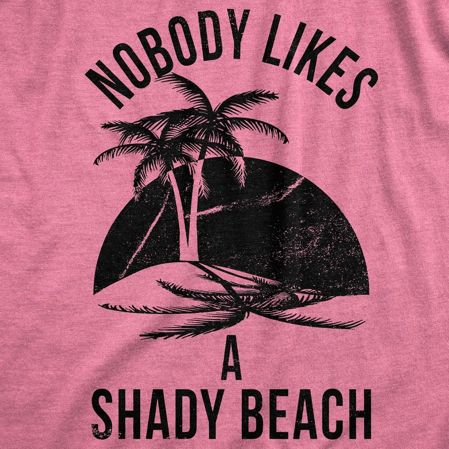 Womens Shady Beach Funny Shirts Cute Vacation Vintage Novelty Hilarious T Shirt