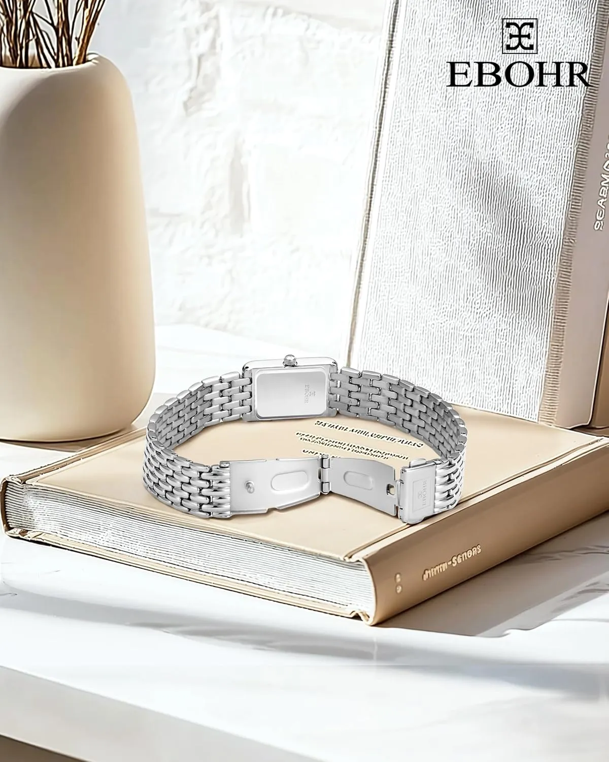 Women's Stainless Steel Watch - Vintage, Dainty, and Small Watch, Elegant Ladies Watches, Water Resistant, Adjustable Strap, Ideal Gift for All Occasions