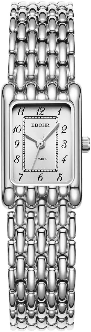 Women's Stainless Steel Watch - Vintage, Dainty, and Small Watch, Elegant Ladies Watches, Water Resistant, Adjustable Strap, Ideal Gift for All Occasions