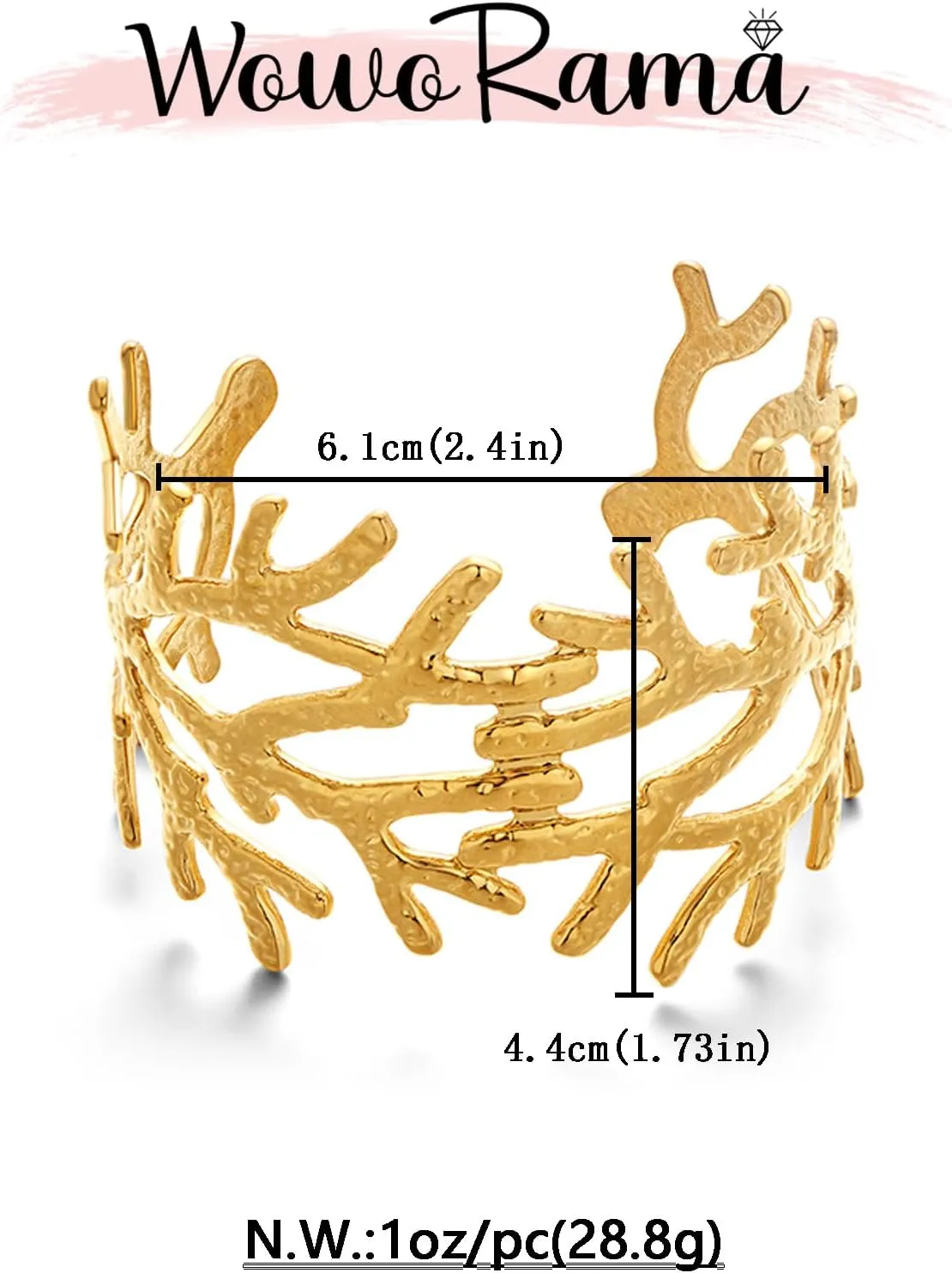 WOWORAMA Chunky Gold Shell Cuff Bracelets for Women Wide Hammered Starfish Bracelet Gold Coral Reef Bracelet Boho Summer Beach Statement Bracelet