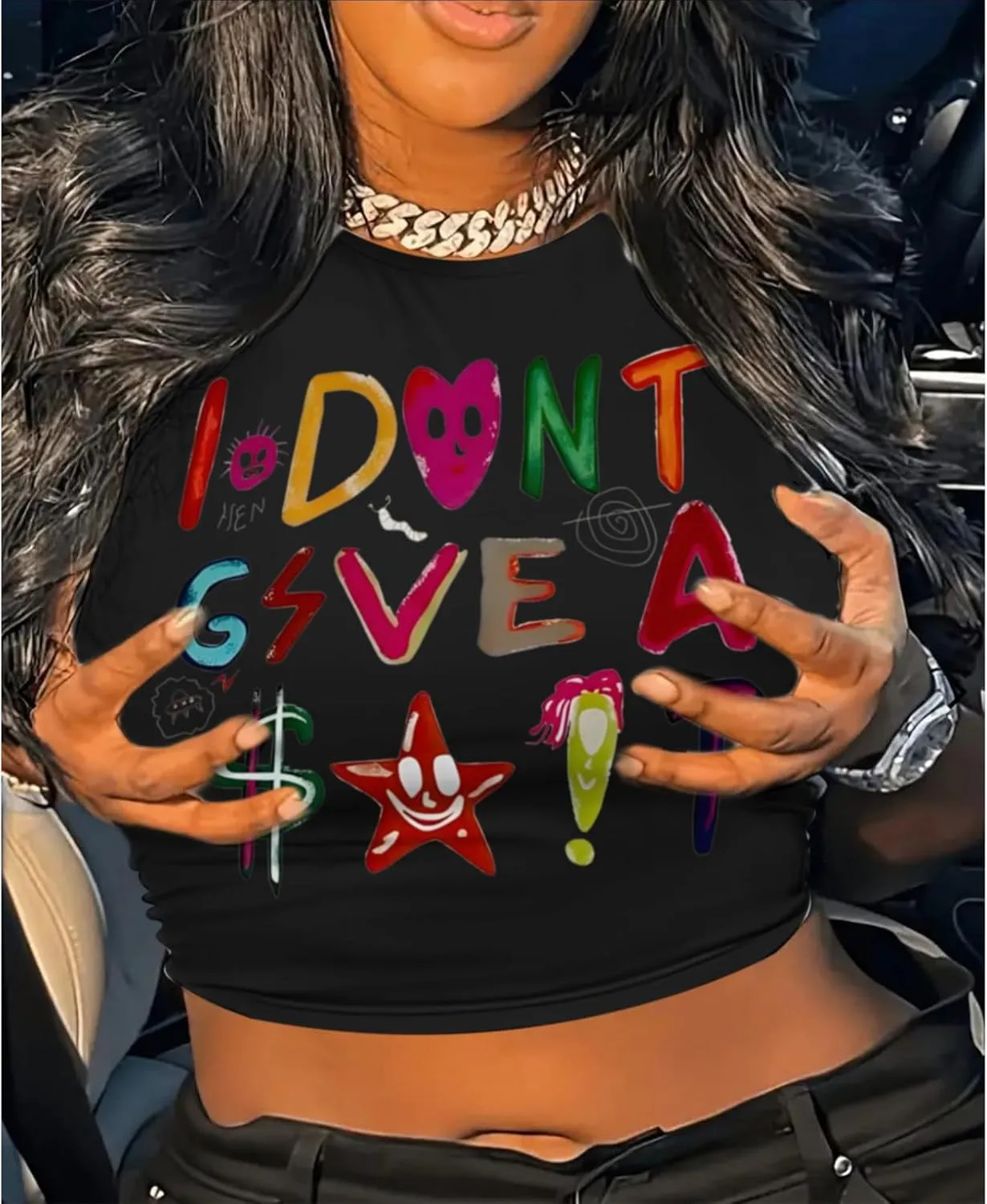 Y2K Baby Tees Graphic Crop Tops for Women Cropped Tshirt Summer Aesthetic Fairy Grunge Tops Clothes for Teen Girls